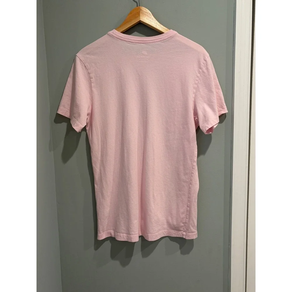 Nike The Nike Tee Womens Small Pink Short Sleeve Embroidered Swoosh Cotton Shirt